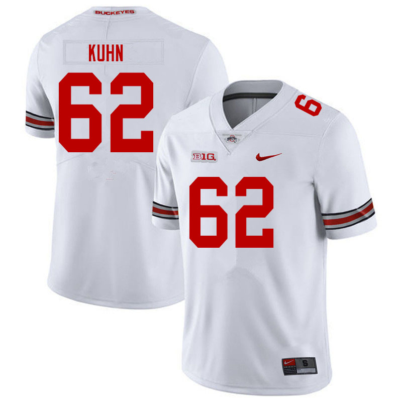 Ohio State Buckeyes #62 Chris Kuhn College Football Jerseys Sale-White